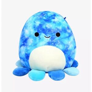 Squishmallow Blue Tie-Dye Octopus Plush